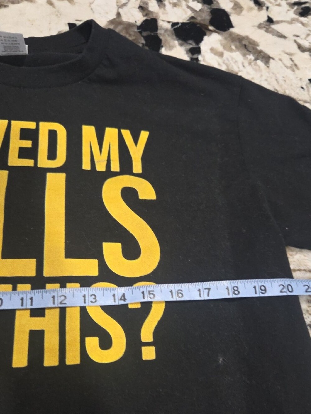 Poingant Question Tee - Picture 4 of 5